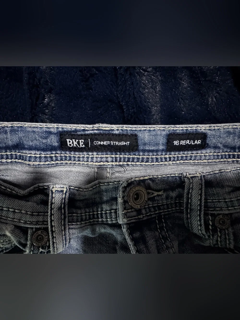 BKE Boys Straight Jeans in Light Blue Denim